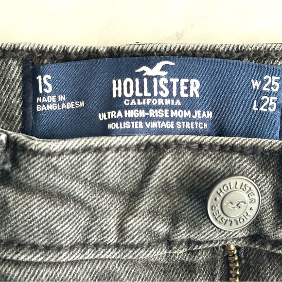 Hollister Ultra High-Rise Mom Jean Size 1 Short - Picture 8 of 16